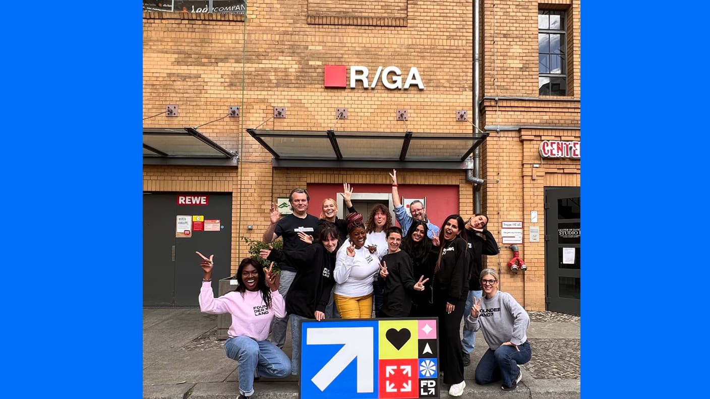the Founderland team in front of their office in Berlin