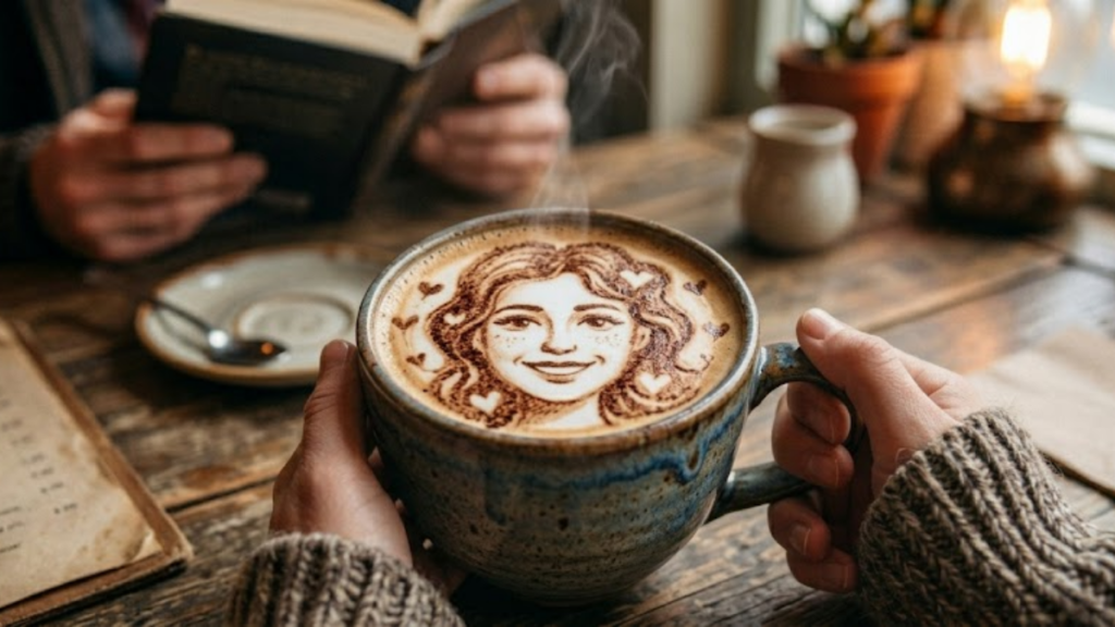 The Robot that Prints Coffee Foam Selfies