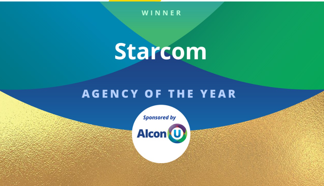 Starcom was honored as Agency of the Year in the AlconU Marketing Awards