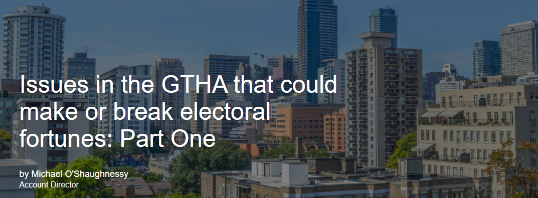 The Greater Toronto and Hamilton Area (GTHA) will be one of three key battle grounds – along with the province of Quebec and Metro Vancouver – in the 2021 Federal election. To understand the GTHA’s role in this upcoming election, one must first understand the context.