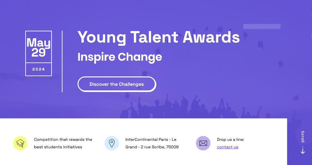 Young Talent Awards Inspire Change