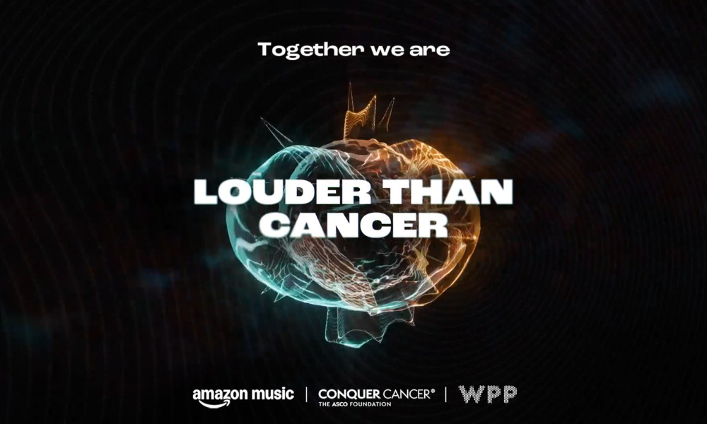 WPP and Amazon Music are joined by top artists for groundbreaking “Louder Than Cancer” campaign