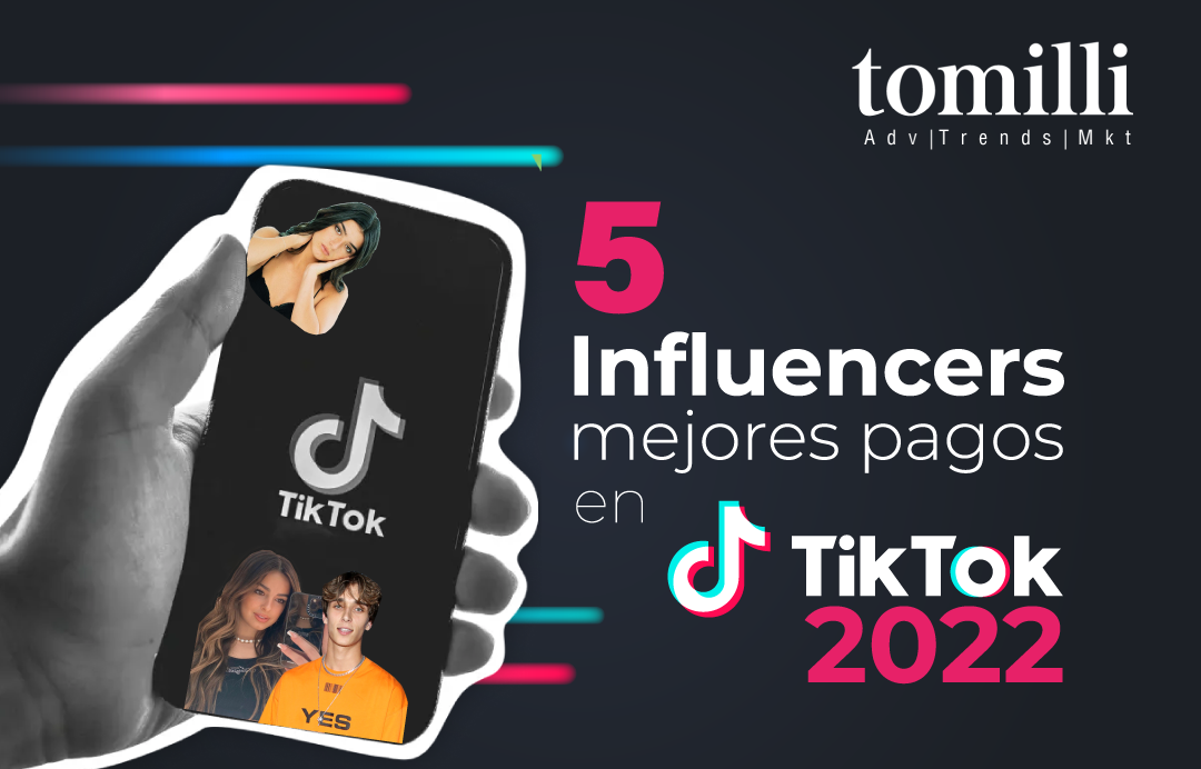 5 Influencers mejores pagos en TikTok 2022