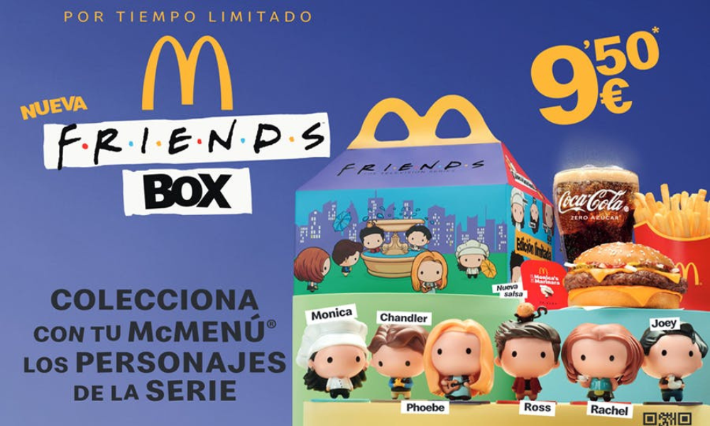 McDonald’s lanza en exclusiva ‘Friends Box’, un pack para los fans de la querida serie