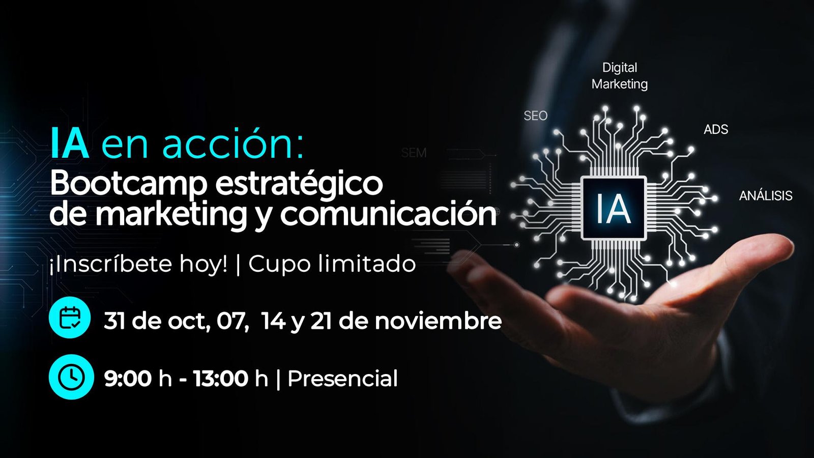 ¡Inscríbete al Bootcamp de IA en Acción! ¡Inscríbete al Bootcamp de IA en Acción!