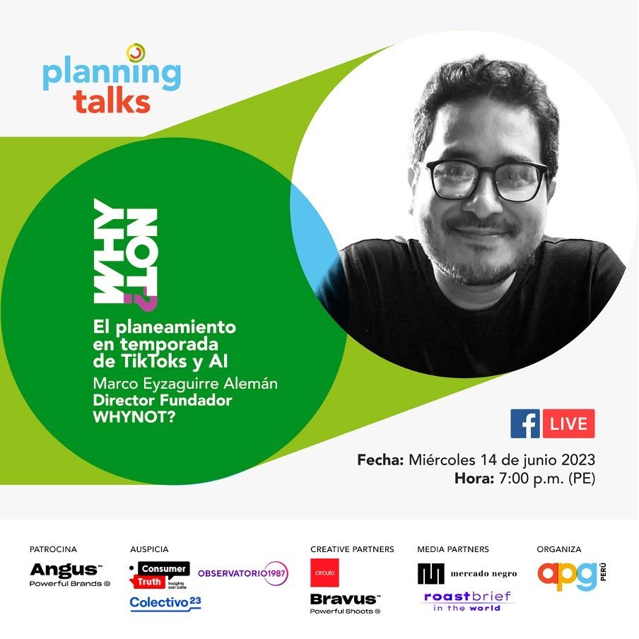 Planning Talks #41: “El planeamiento en temporada de TikToks y AI”