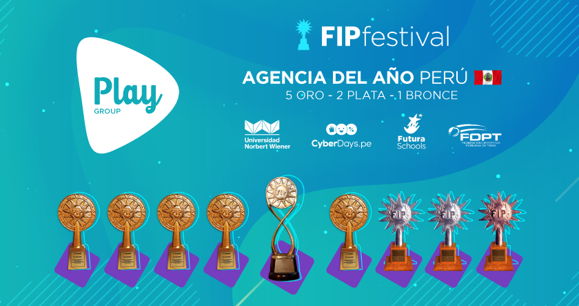 2021 – FIP 2020: PLAY Group ganó como mejor agencia del año en el Perú