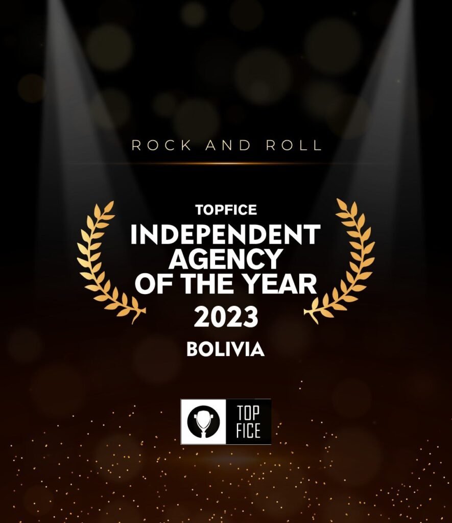 Rock and Roll es la agencia independiente más destacada del año en Bolivia en el ranking TOP FICE 2023