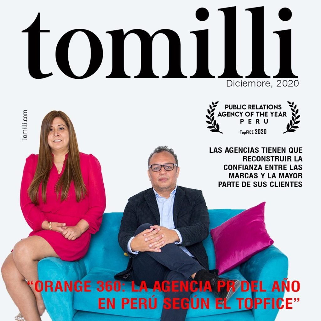 2020 – Orange 360: la agencia PR del año en Perú según el TopFICE