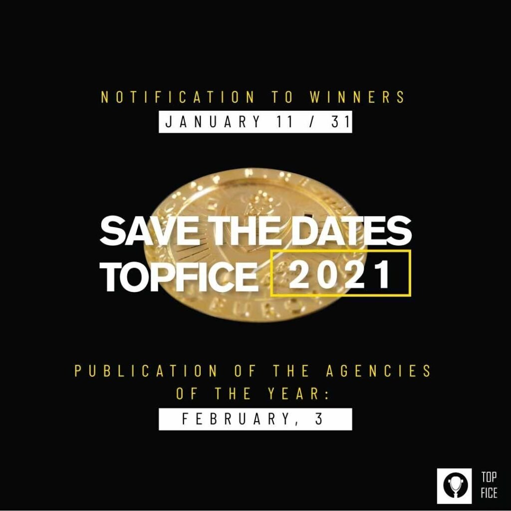 2022 – Conoce las 5 campañas creativas del año en primicia desde el TopFICE 2021