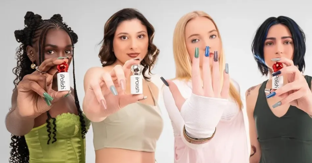 uñas inteligentes que cambian de color