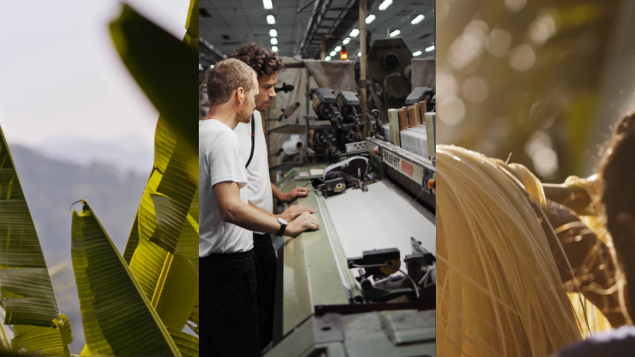 Del banano a la moda: el innovador material con el que ya fabrican mochilas y ropa