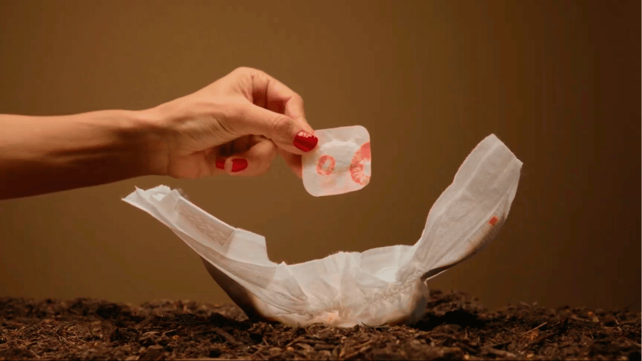 Los pañales que utilizan micelio para acelerar la degradación del plástico