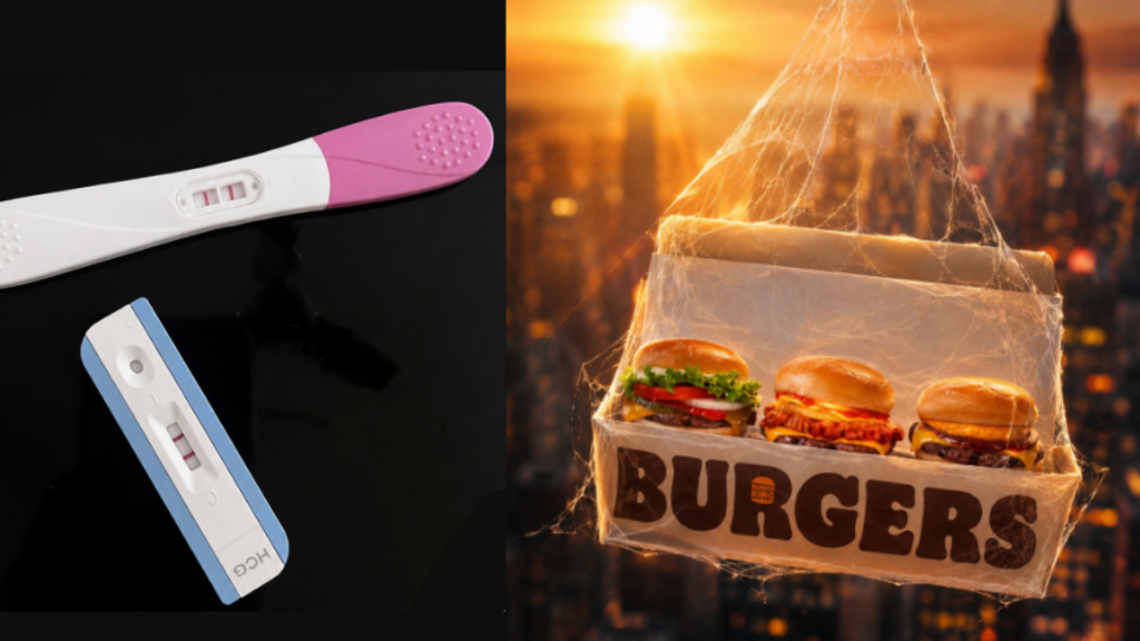Burger King anunció sus Baby Burgers con un test de embarazo