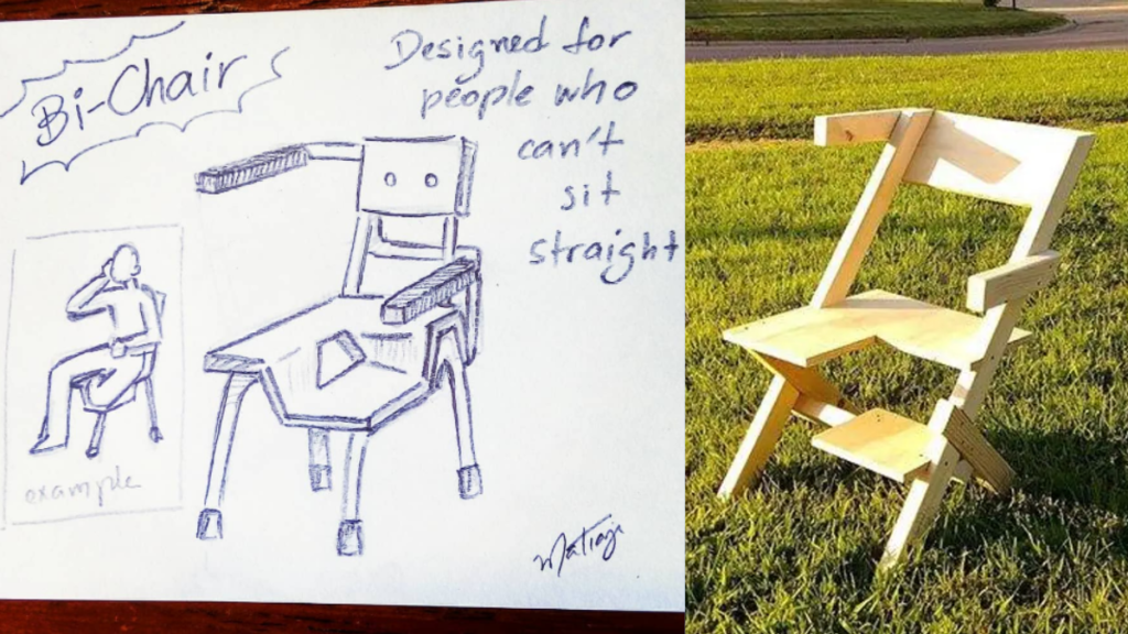: Bi-Chair: la silla de Má Matiazi que nació de un meme