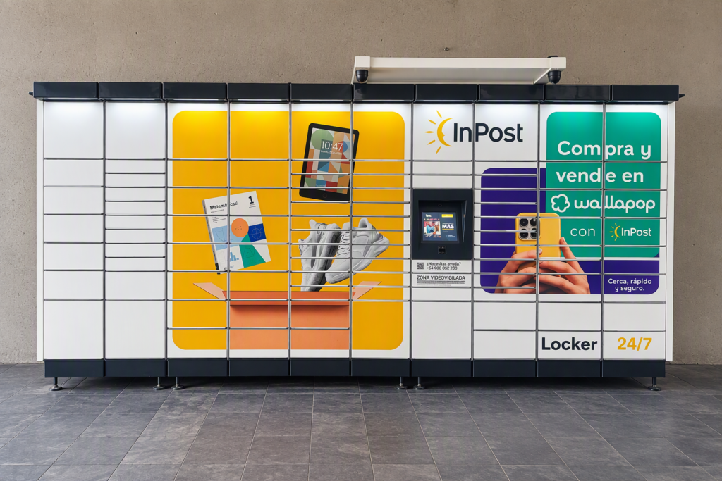 InPost y Wallapop llevan su alianza a la calle con una campaña de exterior en Lockers y furgonetas